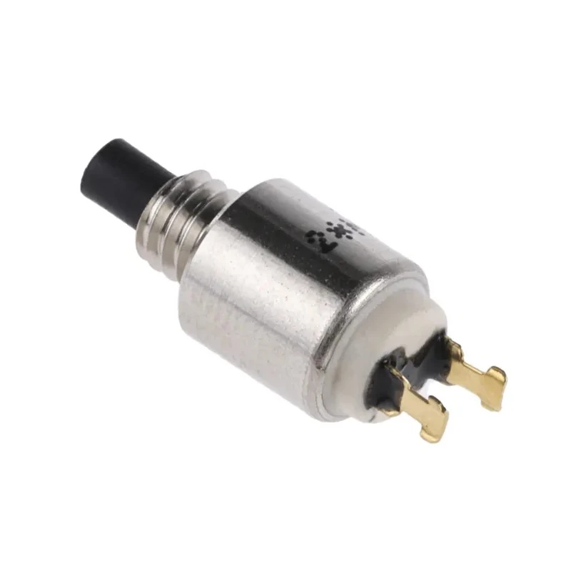 APEM 9000 Series Miniature Momentary Push Button Switch, Panel Mount, 4.2 mm Cutout, SPST, 30 V dc, Black 9533CD+U572