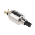APEM 9000 Series Miniature Momentary Push Button Switch, Panel Mount, 4.2 mm Cutout, SPST, 30 V dc, Black 9533CD+U572