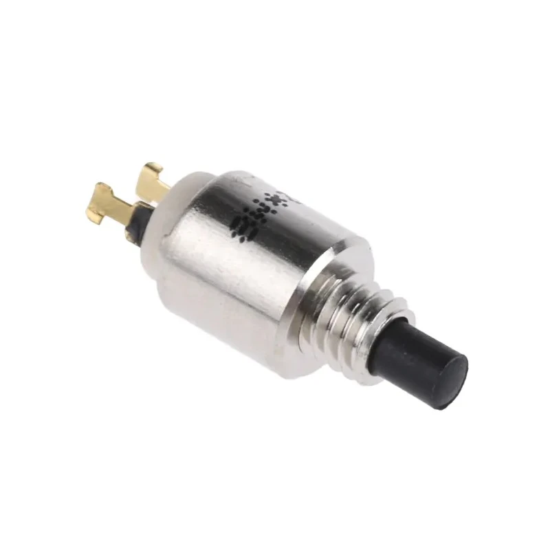 APEM 9000 Series Miniature Momentary Push Button Switch, Panel Mount, 4.2 mm Cutout, SPST, 30 V dc, Black 9533CD+U572