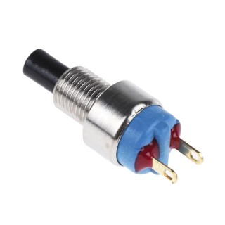 APEM 9000 Series Miniature Push Button Switch Momentary Panel Mount 6.5 mm Cutout SPST 30 V dc 9633NCD+U482