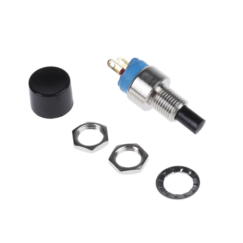 APEM 9000 Series Miniature Push Button Switch Momentary Panel Mount 6.5 mm Cutout SPST 30 V dc 9633NCD+U482