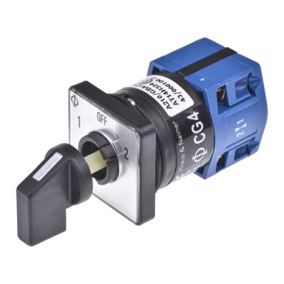 Kraus & Naimer 3 Position Rotary Knob Cam Switch Actuator 10A CG4.A210/GBA126.EF