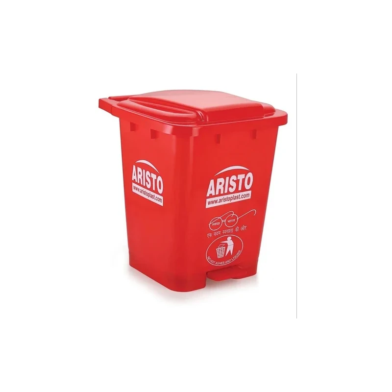 aristo-plastic-pedal-garbage-waste-dustbin-red-28738
