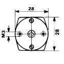 Kraus & Naimer 2 Position Rotary Knob Actuator 10 A CG4.A290/GBA120.EF