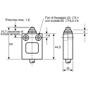 Honeywell Technologies Roller Plunger Limit Switch SPDT, IP66, IP65, IP68, IP67, Die Cast Zinc Housing 14CE2-1