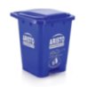 Aristo Plastic Pedal Garbage Waste Blue Dustbin