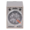 Omron H3Y-4 Series DIN Rail Surface Mount Solid State Timer 24V AC 125V DC 0.5 to 10 min 4-Contact 1-Function H3Y-4 AC24 10M