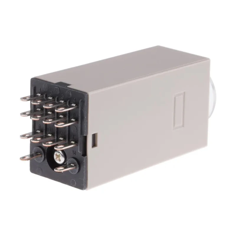 Omron H3Y-4 Series DIN Rail Surface Mount Solid State Timer 24V AC 125V DC 0.5 to 10 min 4-Contact 1-Function H3Y-4 AC24 10M