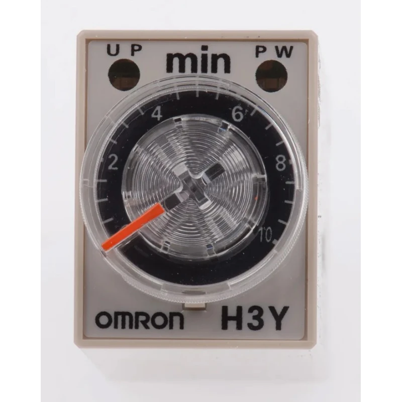 Omron DIN Rail Surface Mount Timer Relay 4-Contact 24 V DC 200-230 V AC 0.5 to 10 min ON Delay H3Y-4 AC200-230 10M