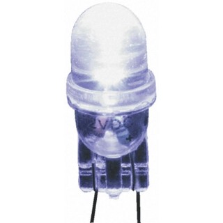 JKL Components White Indicator Lamp, Wedge Base, 10 mm Diameter LE-0503-03W