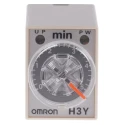 Omron DIN Rail, Surface Mount Timer Relay 4PDT 125 V dc 200-230 V ac 0.2 to 5 min 1-Function H3Y-4 AC200-230 5M