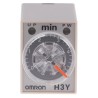 Omron DIN Rail, Surface Mount Timer Relay 4PDT 125 V dc 200-230 V ac 0.2 to 5 min 1-Function H3Y-4 AC200-230 5M
