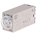 Omron DIN Rail, Surface Mount Timer Relay 4PDT 125 V dc 200-230 V ac 0.2 to 5 min 1-Function H3Y-4 AC200-230 5M