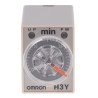 Omron DIN Rail Surface Mount Timer Relay, 4-Contact 4PDT, 125 V dc 24V ac, 1 to 30 min, ON Delay, Plug-In H3Y-4 AC24 30M