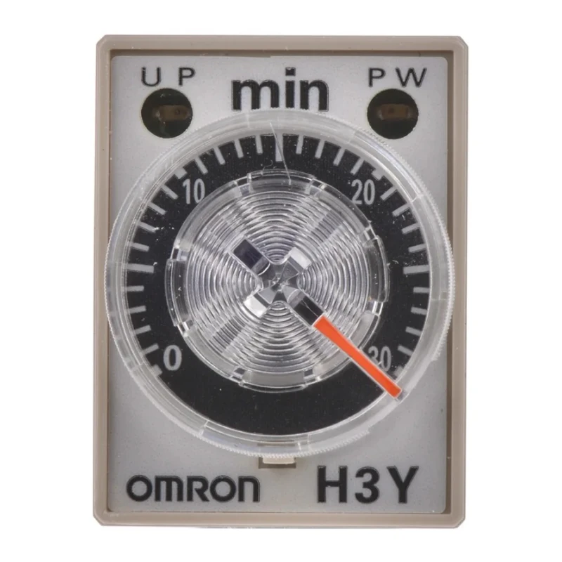 Omron H3Y-4 Series DIN Rail Surface Mount Timer Relay 4-Contact 125 V dc 200-230 V ac 1 to 30 min ON H3Y-4 AC200-230 30M