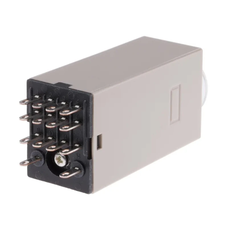 Omron DIN Rail Surface Mount Timer Relay, 4-Contact 4PDT, 125 V dc 24V ac, 1 to 30 min, ON Delay, Plug-In H3Y-4 AC24 30M