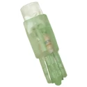 JKL Components Green Indicator Lamp, 12V DC, Wedge Base, 4.5 mm Diameter LE-0504-01G