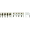 Molex KK 254 Series Right Angle Through Hole PCB Socket 7-Contact 1 Row 2.54 mm Pitch Solder 38-00-1337