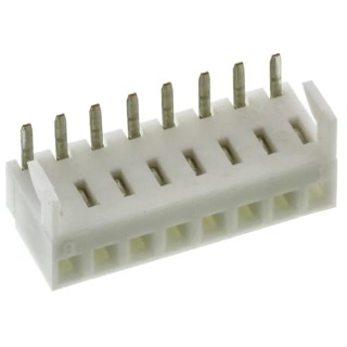 Molex KK 254 Series Right Angle Through Hole PCB Socket 8-Contact 1 Row 2.54 mm Pitch Solder 38-00-1338