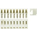 Molex KK 254 Series Right Angle Through Hole PCB Socket 9-Contact 1 Row 2.54 mm Pitch Solder 38-00-1339