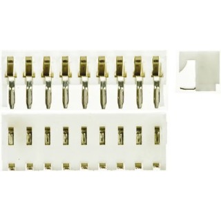 Molex KK 254 Series Right Angle Through Hole PCB Socket 9-Contact 1 Row 2.54 mm Pitch Solder 38-00-1339