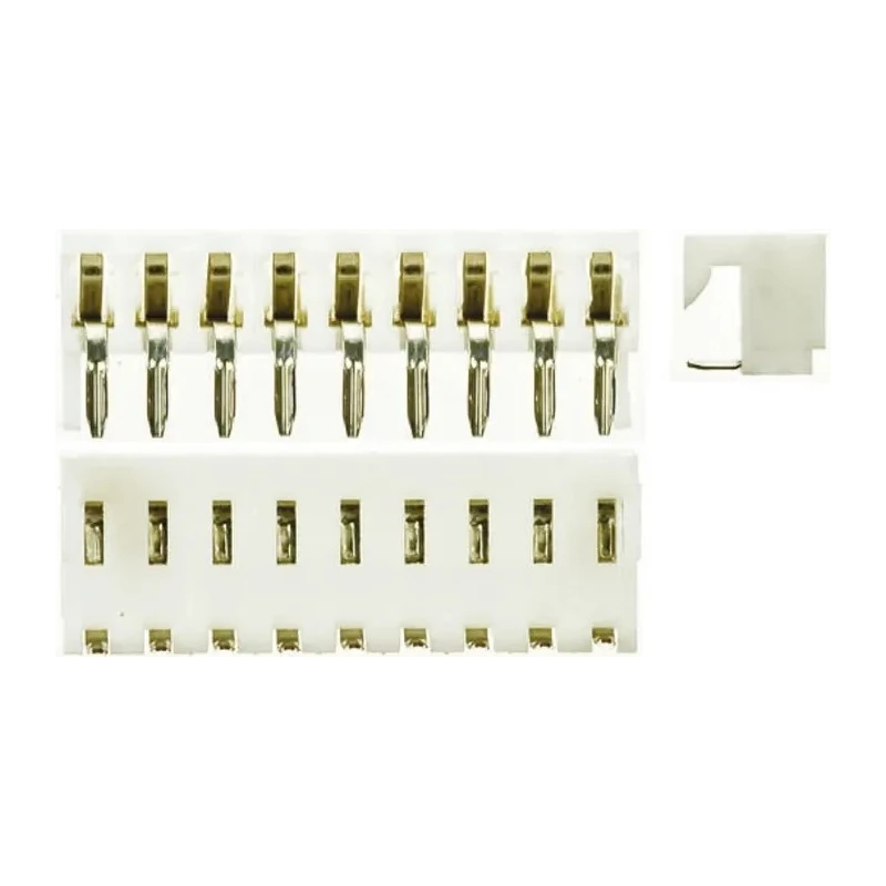 Molex KK 254 Series Right Angle Through Hole PCB Socket 9-Contact 1 Row 2.54 mm Pitch Solder 38-00-1339