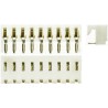 Molex KK 254 Series Right Angle Through Hole PCB Socket 9-Contact 1 Row 2.54 mm Pitch Solder 38-00-1339