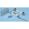 SMC Pneumatic Manifold 4 Station G Thread 1/4 in Die Cast Aluminium SS5Y7