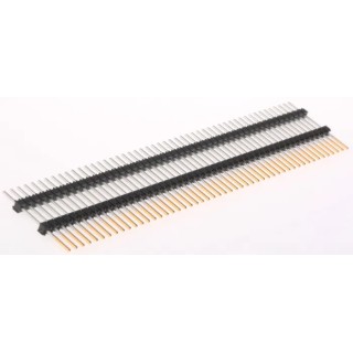 Samtec Pin Header EW Series Straight Through Hole, 50 Contacts, 2.54 mm Pitch, 1 Row, Unshrouded EW5012LS500