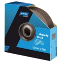 Norton Abrasive Paper Roll Aluminium Oxide P150 Grit Very Fine Grade 25m Length 38mm Width 63642531809