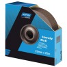 Norton Abrasive Paper Roll Aluminium Oxide P150 Grit Very Fine Grade 25m Length 38mm Width 63642531809