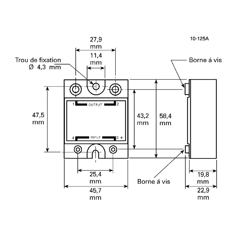 Crydom D2 Series Solid State Relay, 50 A Load, Panel Mount, 280 V AC Load, 32 V DC Control D2450