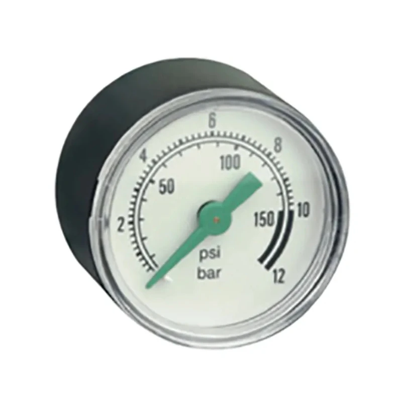 EMERSON ? ASCO 50 mm R 1/8 in Tapered Pressure Gauge 12 bar 34200062