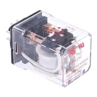 RS PRO Power Relay, 230V AC Coil, 10A Switching Current, DPDT, Silver Alloy Contact Material 348-762
