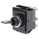 Arcolectric (Bulgin) Ltd Toggle Switch, Panel Mount, On-Off, DPDT, Tab Terminal, 16A, 250 V ac, Polycarbonate C1760HOAAF