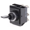 Arcolectric (Bulgin) Ltd Toggle Switch, Panel Mount, On-Off, DPDT, Tab Terminal, 16A, 250 V ac, Polycarbonate C1760HOAAF