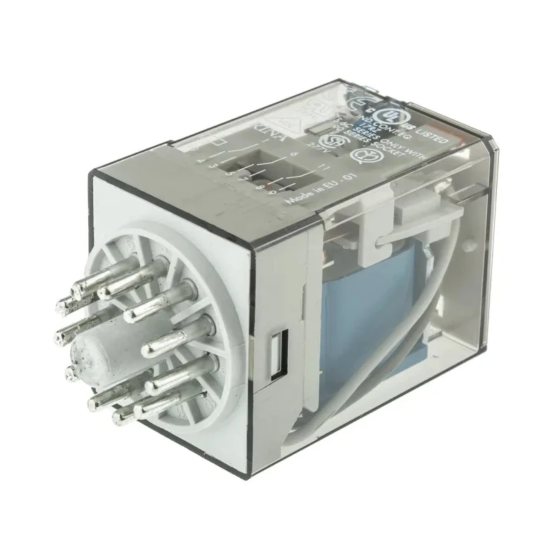Finder Power Relay 12V DC Coil 10A Switching Current 3PDT Compact 60 Series 60.13.9.012.0040