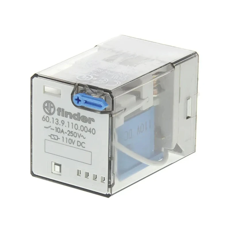 Finder Power Relay, 110V DC Coil, 10A Switching Current, 3PDT 60.13.9.110.0040