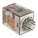 Finder Power Relay 24V AC Coil Voltage 10A Switching Current 3PDT Contact 60.13.8.024.0040