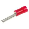 RS PRO PLASTI-GRIP Insulated Crimp Blade Terminal 13 mm Blade Length, 22 AWG to 16 AWG, Red 131443