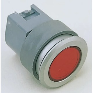 EAO Panel Mount Red LED Pilot Light 31 mm Cutout IP65 Round 704.006.218