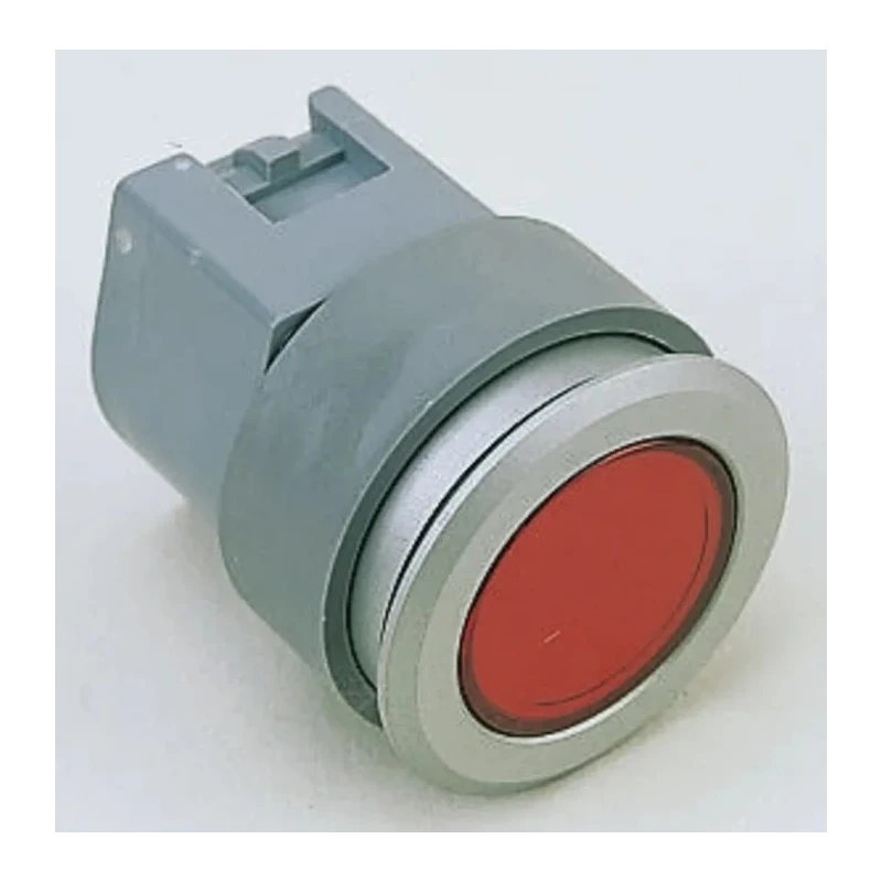 EAO Panel Mount Red LED Pilot Light 31 mm Cutout IP65 Round 704.006.218