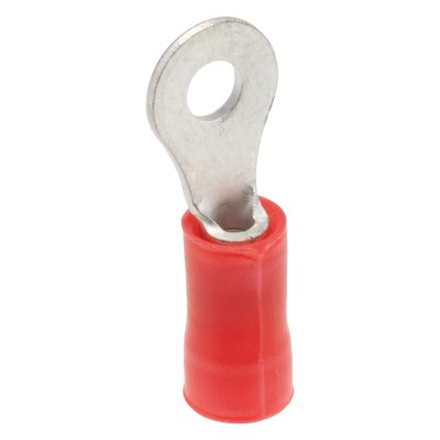 TE Connectivity PLASTI-GRIP Insulated Ring Terminal 2.84 mm Stud Size 22 AWG to 16 AWG Wire Size Red 34143