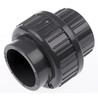 Georg Fischer Plastic Pipe Fitting Straight Union 32 mm 16 bar PVC-U 721510108