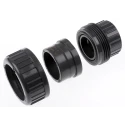 Georg Fischer Plastic Pipe Fitting Straight Union 32 mm 16 bar PVC-U 721510108