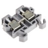 Entrelec SNA Series Grey DIN Rail Terminal Block 1-Level 2 Position Screw Termination 250V AC, 20A 1SNA112086R0200