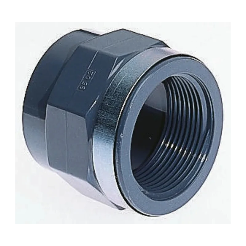 Georg Fischer Plastic Pipe Fitting Straight Threaded Metric Socket 1-1/4 in 40 mm 721910209