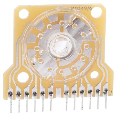 Lorlin Rotary Switch Wafer PCB mounting with 5 Positions and 2 Contacts PT602-003
