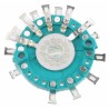 NSF Rotary Switch Wafer 25.4mm Diameter 4 Positions 3 Contacts 300V AC/DC 457843/1/MA