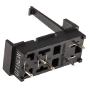 Omron 5-Way 250V AC PCB Relay Socket for 1 Pole G2R Series P2R-05P